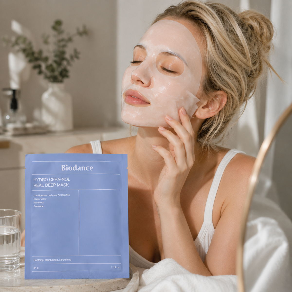 Biodance - Masque Real Deep Hydro Cera-nol, Hydratation Intense & Réparatrice