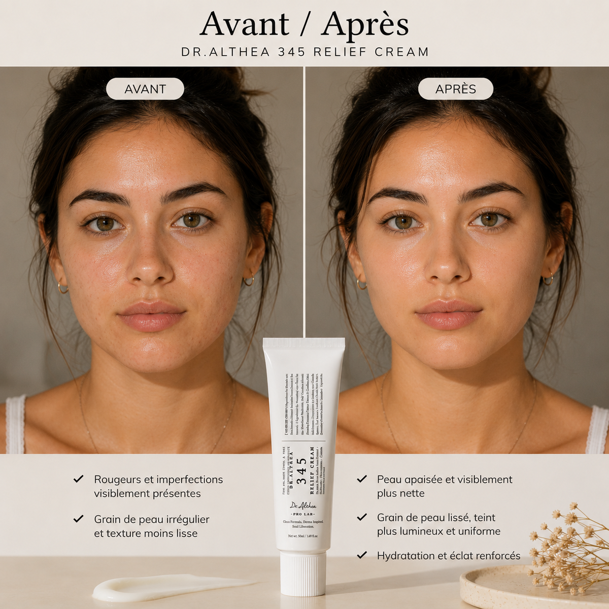 Dr.Althea - 345 Relief Crème Apaisante Réparatrice au Centella