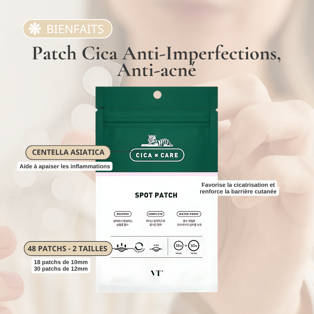 VT - 48 Patch Anti-Boutons Cica (Centella Asiatica)