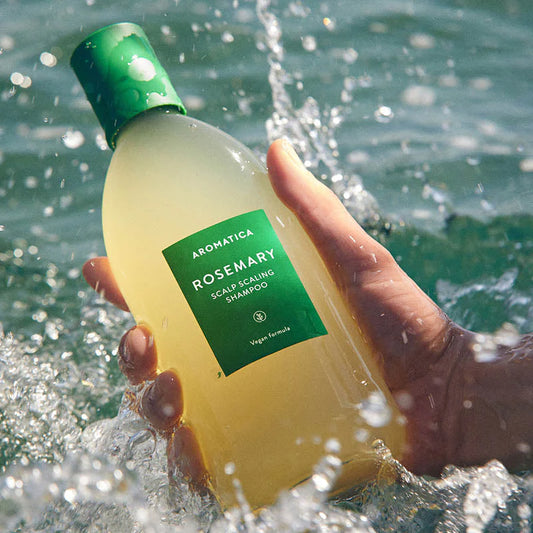 AROMATICA - Shampoing Doux Exfoliant Cuir Chevelu au Romarin