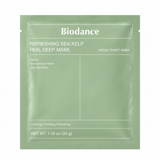 Biodance - Masque Real Deep Rafraîchissant aux Algues, Peau Purifiée & Apaisée