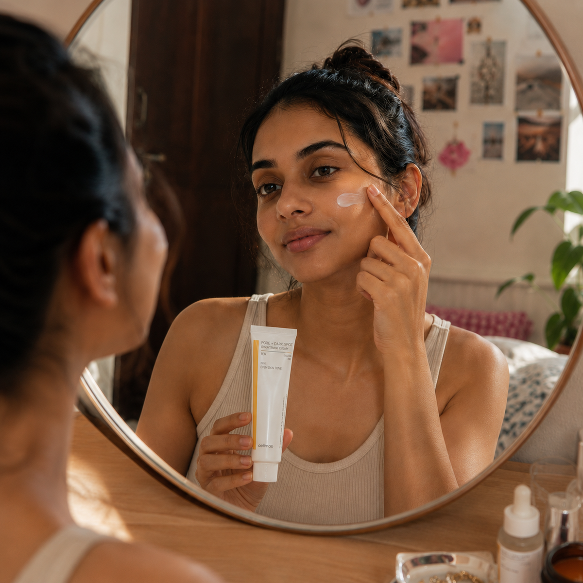 Celimax - Crème Anti-Taches & Pores, Teint Lumineux