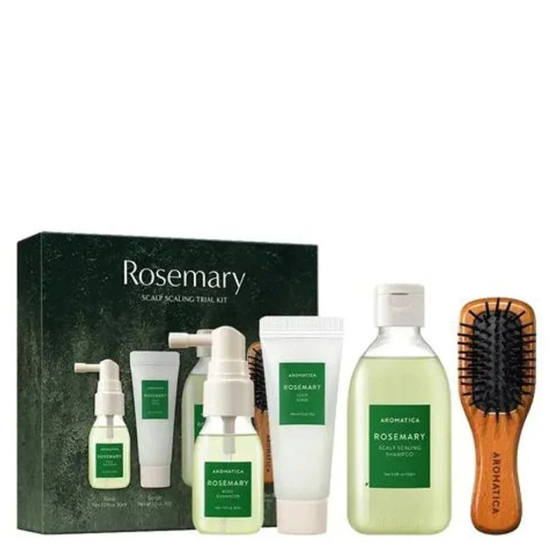 Aromatica - Rosemary Scalp Scaling, Coffret Découverte Format Voyage