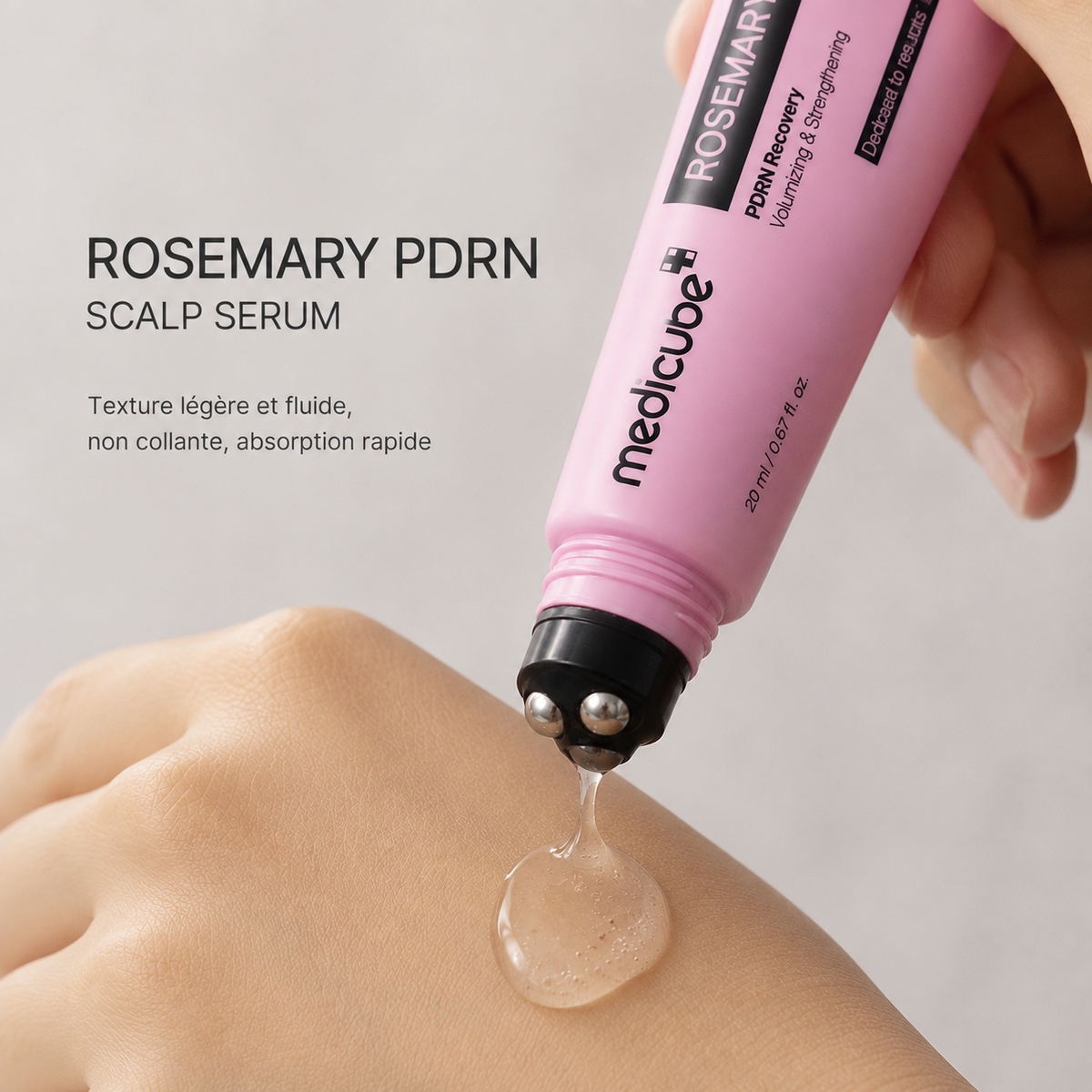 Medicube - Sérum Cuir Chevelu au Romarin, Effet Fraîcheur à Bille Roll-On