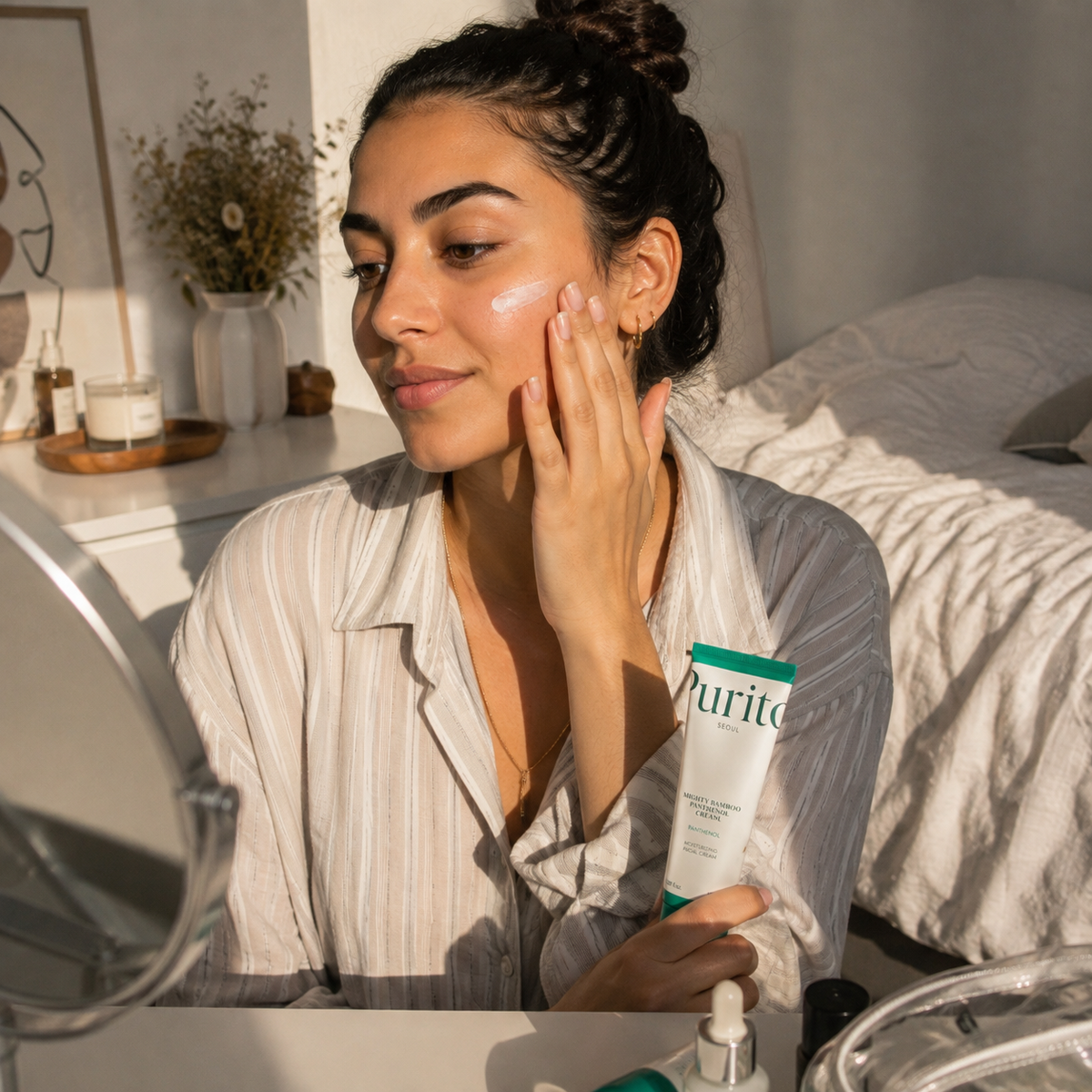 Purito SEOUL - Crème Bambou & Panthénol, Soin Apaisant Ultra-Hydratant