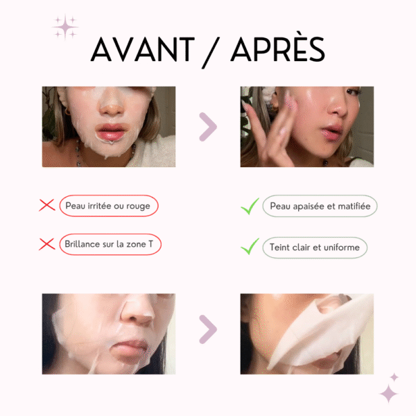 abib – masque tissu au ph doux – heartleaf fit