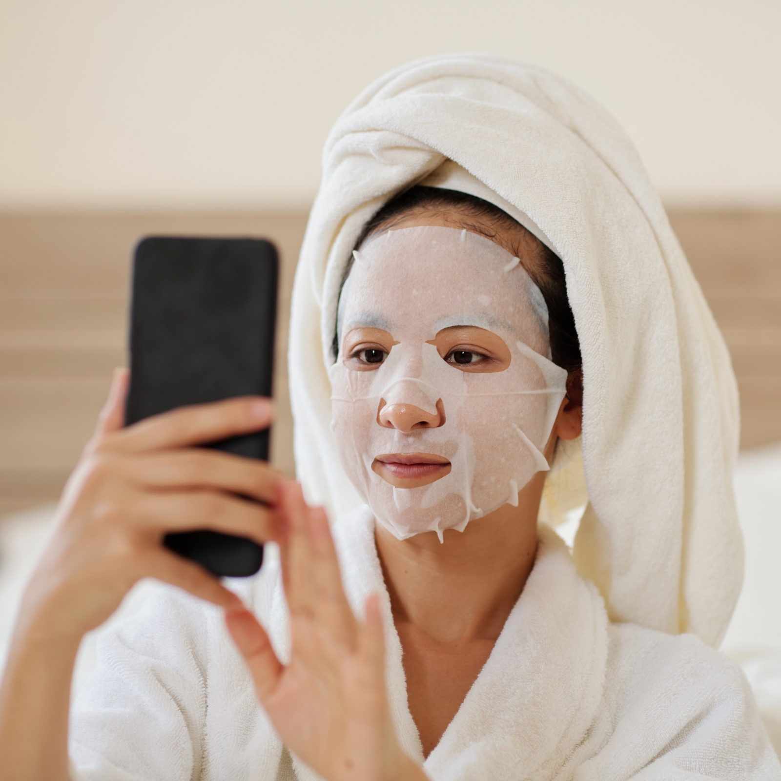 pause détente masque