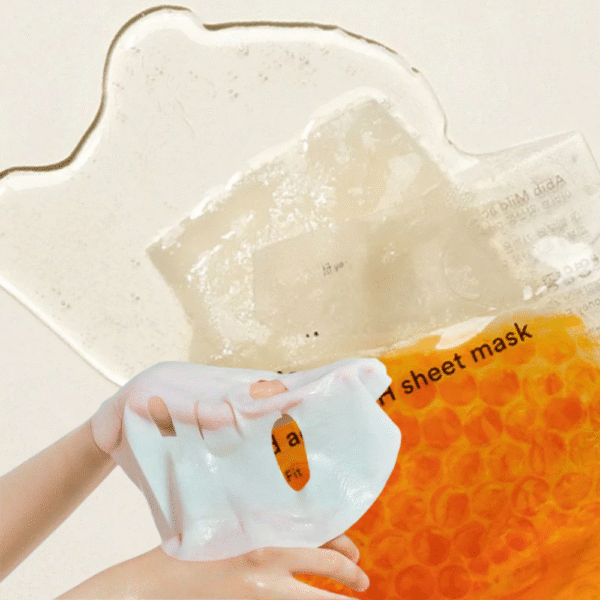 abib masque tissu ph doux au miel – nutrition & Éclat