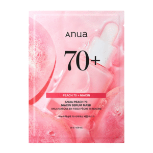 anua masque Éclat à la pêche 70% & niacinamide